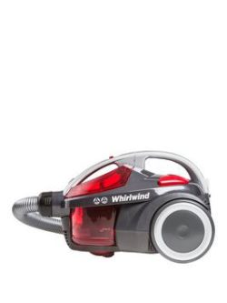 Hoover Se71 Wr01001 Whirlwind Bagless Cylinder Vacuum Cleaner - Red/Grey